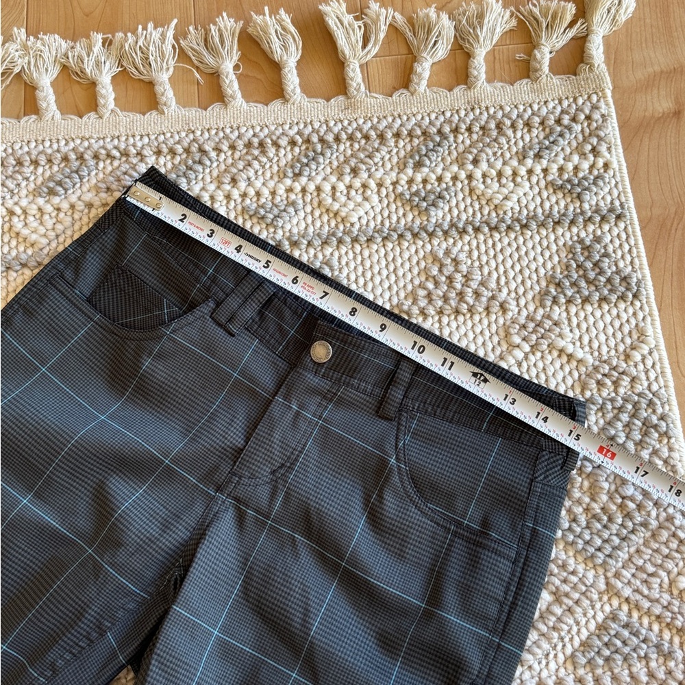 Club Ride Apparel Women's Black Plaid Athletic Shorts - Picture 4 of 10